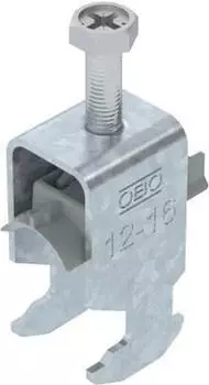 OBO Bettermann B&uuml;gelschelle 2056 H-Fu&szlig;, 1-fach, Kunststoffdruckwanne, FT (1186209)
