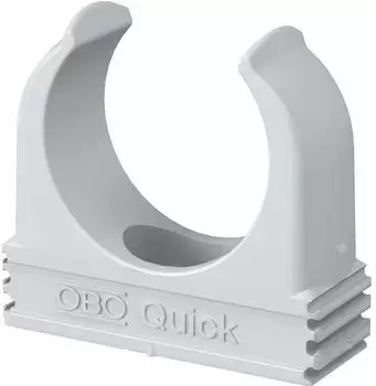 OBO Bettermann Quick-Schelle 2955 M32, lichtgrau, 50 St&uuml;ck (2149022)