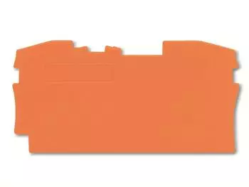 Wago Abschluss- und Zwischenplatte 1 mm dick orange (2006-1292)