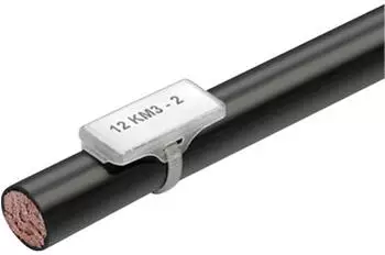 Weidm&uuml;ller WKM 18/43 WKM, Leiter- und Kabelmarkierer, 7 - 115 mm, 43 x 18 mm, Leiter- und Kabelmarkierer, transparent (1610700000)