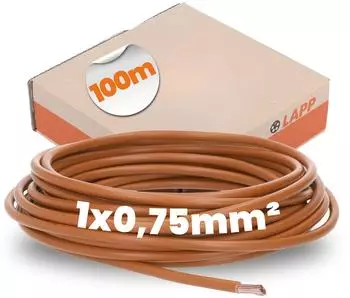Lapp Kabel H05V-K 1X0,75 BN (4510032)