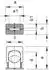 OBO Bettermann Druck-ISO-Schelle 3051, 1-fach lichtgrau (2101033)