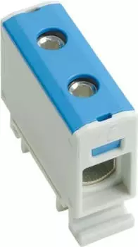 Hager Anschlussklemme f&uuml;r Aluminium und Kupferleitungen, 2,5mm&sup2;-50mm&sup2;, blau (K50AN)