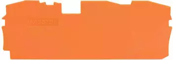 Wago Abschluss- und Zwischenplatte; 1 mm dick; orange 1 St&uuml;ck 2016-1292