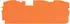 Wago Abschluss- und Zwischenplatte; 1 mm dick; orange 1 Stück 2016-1292