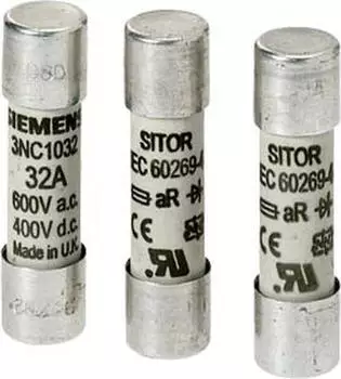 Siemens Zylindersicherungseinsatz 16A 600V 10x38mm (3NC1016)
