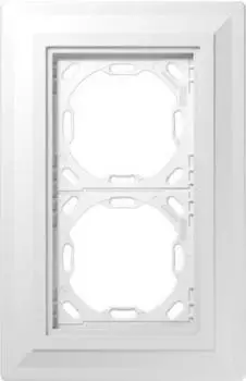 Jung LS ZERO Einputzadapter wandbündig 2fach (PA 982 G 125-0)