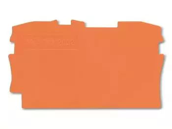 Wago Abschluss- und Zwischenplatte 0,8 mm dick orange (2002-1292)