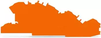 Wago Abschluss- und Zwischenplatte 1mm dick orange 1 St&uuml;ck (2005-7692)