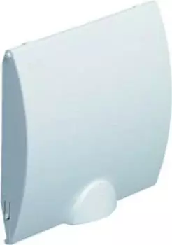 Hager T&uuml;r f&uuml;r Miniverteiler, gamma, 8 Modul, wei&szlig; (GP108P)