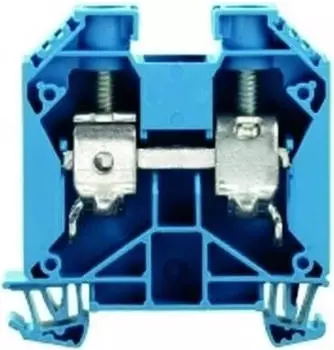 Weidm&uuml;ller WDU 35 BL Durchgangs-Reihenklemme, Schraubanschluss, blau, 35 mm&sup2;, 125 A, (1020580000)