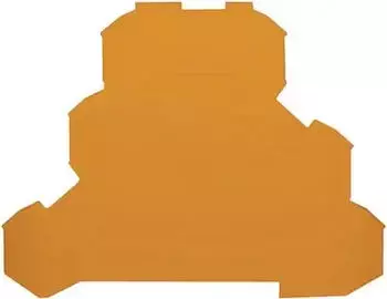 Wago Abschluss- und Zwischenplatte 0,8 mm dick orange (2002-3292)