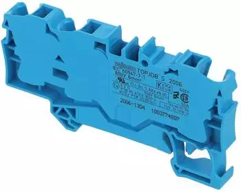 Wago Durchgangsklemme Serie 2006 mit Push-in CAGE CLAMP (2006-1304)