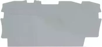 Wago Abschluss- und Zwischenplatte 0,8 mm dick grau (2002-1391)