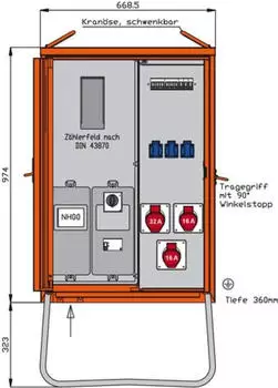 Walther Verteilerschrank (WAV0100R1)