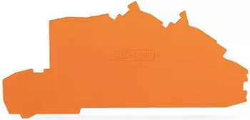 Wago Abschluss- und Zwischenplatte 0,8 mm dick orange (2203-7692)