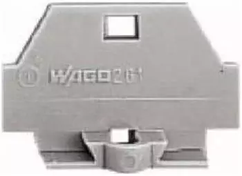 Wago Abschluss- und Zwischenplatte 2,5 mm dick grau (260-361)