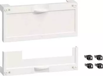 Hager Abdeckungenset f&uuml;r Multimedia Kit f&uuml;r Patch-Panel und f&uuml;r 3-fach-Steckdose (UM00S1)