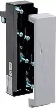 Hager Anschlussmodul mit Anschlussklemmen, Al 10-70mm&sup2;,Cu 1,5-70mm&sup2;,Sammelschiene 60mm (L250A)