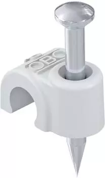 OBO Bettermann ISO-Nagel-Clip Typ 2009 35 LGR, lichtgrau (2227738)