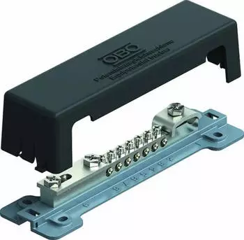 OBO Bettermann Potentialausgleichsschiene f&uuml;r den Au&szlig;enbereich Fu&szlig;platte aus Metall (5015105)