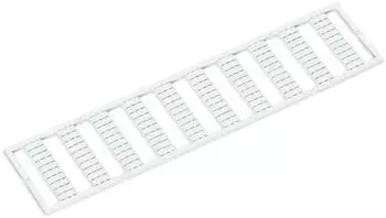 Wago WMB-Beschriftungskarte als Karte bedruckt 1 ... 50 (2x) dehnbar 4 - 4,2 mm Aufdruck waagerecht aufrastbar wei&szlig; (793-4566)