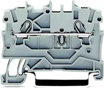 Wago Durchgangsklemme Serie 2000, grau (2000-1201)