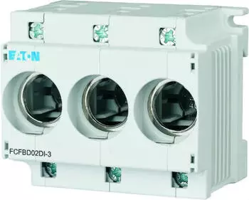 Eaton FCFBD02DI-3 Sicherungsunterteil, 63A, 400 V, D02/E18, 36mm, 3 (148810)