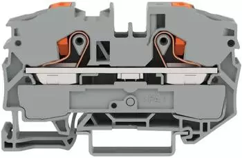 Wago Durchgangsklemme Serie 2216 mit Dr&uuml;cker (2216-1201)