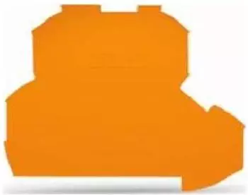 Wago Abschluss- und Zwischenplatte 0,8 mm dick orange (2002-2292)