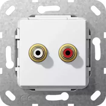 Gira Einsatz Cinch Audio Kupplung (5631 03)