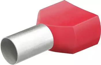 Knipex Twin-Aderendh&uuml;lsen 2x 1mm&sup2; rot 200 St&uuml;ck (97 99 372)