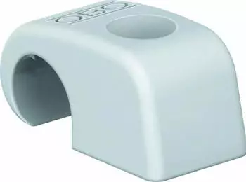 OBO Bettermann Haft-Clip Typ 4043, ohne Nagel, lichtgrau (2215330)