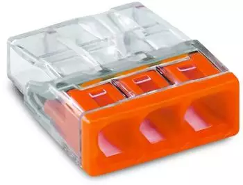 Wago COMPACT-Verbindungsdosenklemme 3-Leiter, 100 St&uuml;ck (2273-203-100)