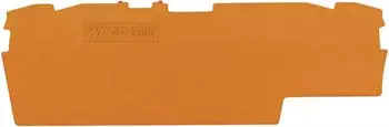 Wago Abschluss- und Zwischenplatte 1 mm dick orange (2002-1892)