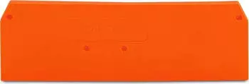 Wago Abschluss- und Zwischenplatte 2,5 mm dick orange (280-315)
