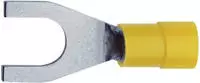 Klauke Quetschkabelschuhe, Gabelform, 4,0-6,0mm2 /M4, 100 St&uuml;ck