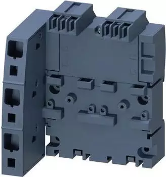 Siemens 3-Phasen-Sammelschiene 3RV2917-1A, Einspeisung links, f&uuml;r 2 Leistungsschalter S00/S0 (3RV29171A)