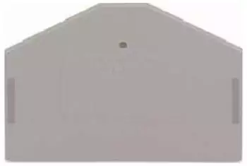 Wago Abschluss- und Zwischenplatte 2,5 mm dick grau (280-312)