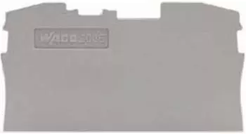 Wago Abschluss- und Zwischenplatte 1 mm dick grau (2006-1291)