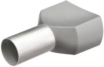 Knipex Twin-Aderendh&uuml;lsen 2x 0.75mm&sup2; grau 200 St&uuml;ck (97 99 371)