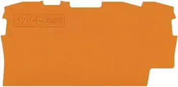 Wago Abschluss- und Zwischenplatte 1 mm dick orange (2004-1392)