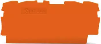 Wago Abschluss- und Zwischenplatte 0,7 mm dick orange (2000-1492)