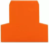 Wago 281-309, Wago Abschlussplatte u. Zwischenplatte 281-309 orange