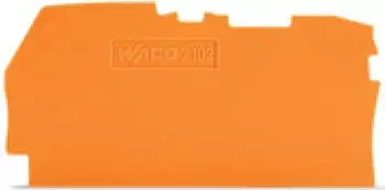Wago Abschluss- und Zwischenplatte 0,8 mm dick orange (2102-1292)