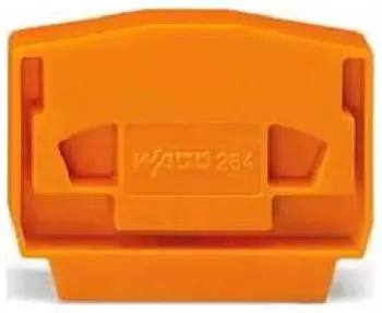 Wago Abschluss- und Zwischenplatte 4 mm dick orange (264-369)