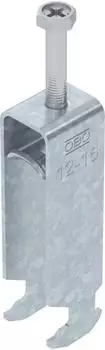OBO Bettermann B&uuml;gelschelle 2056 H-Fu&szlig;, 3-fach, Metalldruckwanne, FT (1186012)