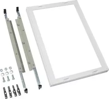 Hager Baustein univers N, 750x500mm, f&uuml;r 4 NH1-3 Leiste auf Sammelschienensystem 185mm (UE52K4N)