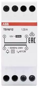 ABB Klingeltransformator TS16/12 (2CSM228635R0812)