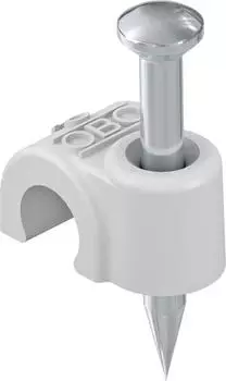 OBO Bettermann ISO-Nagel-Clip Typ 2010, lichtgrau (2227827)